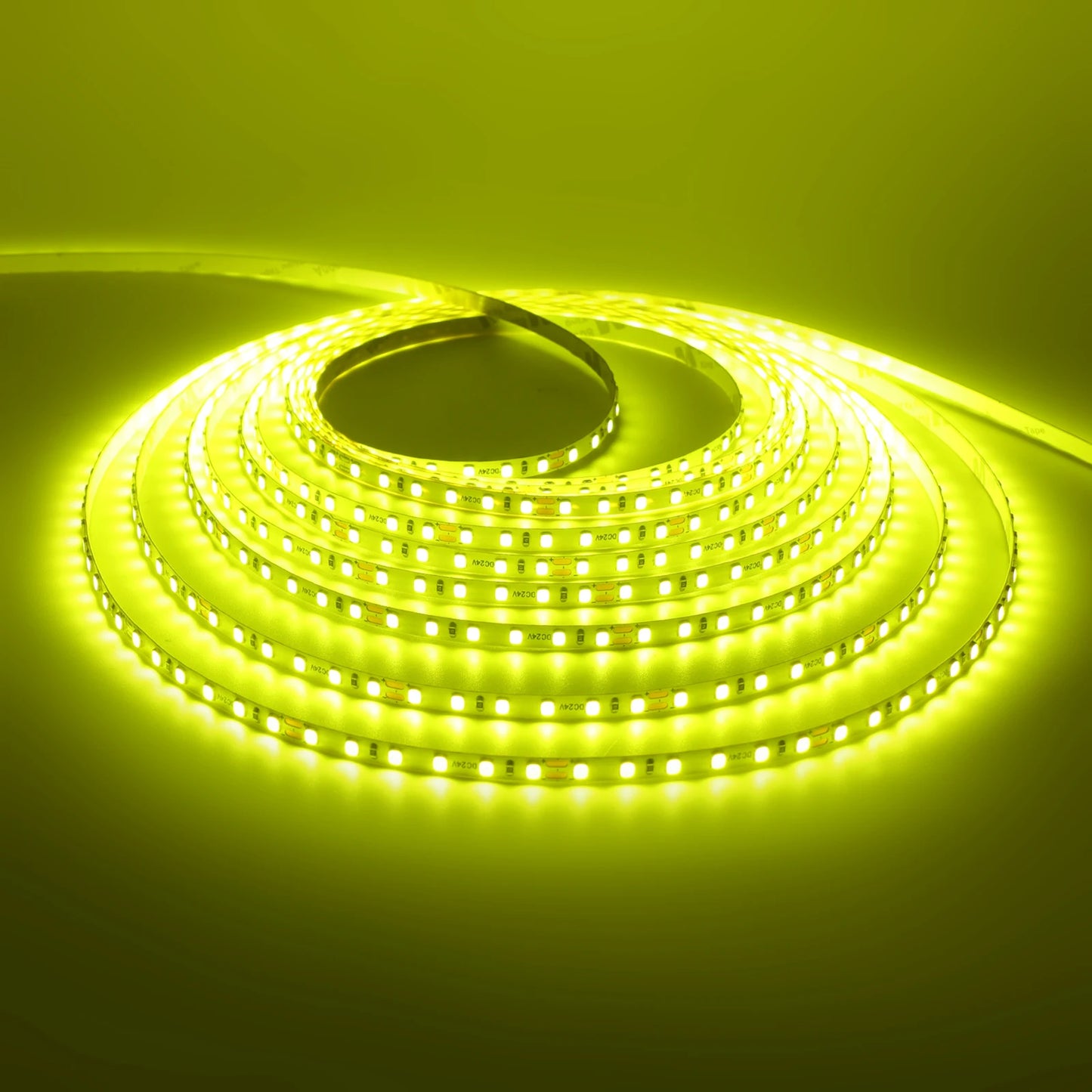 LED Strip 5mm 12V 24V 120LEDs/m Warm White Yellow Red Green Ice Blue Pink Purple Not Waterproof Flexible Tape for DIY Room Decor