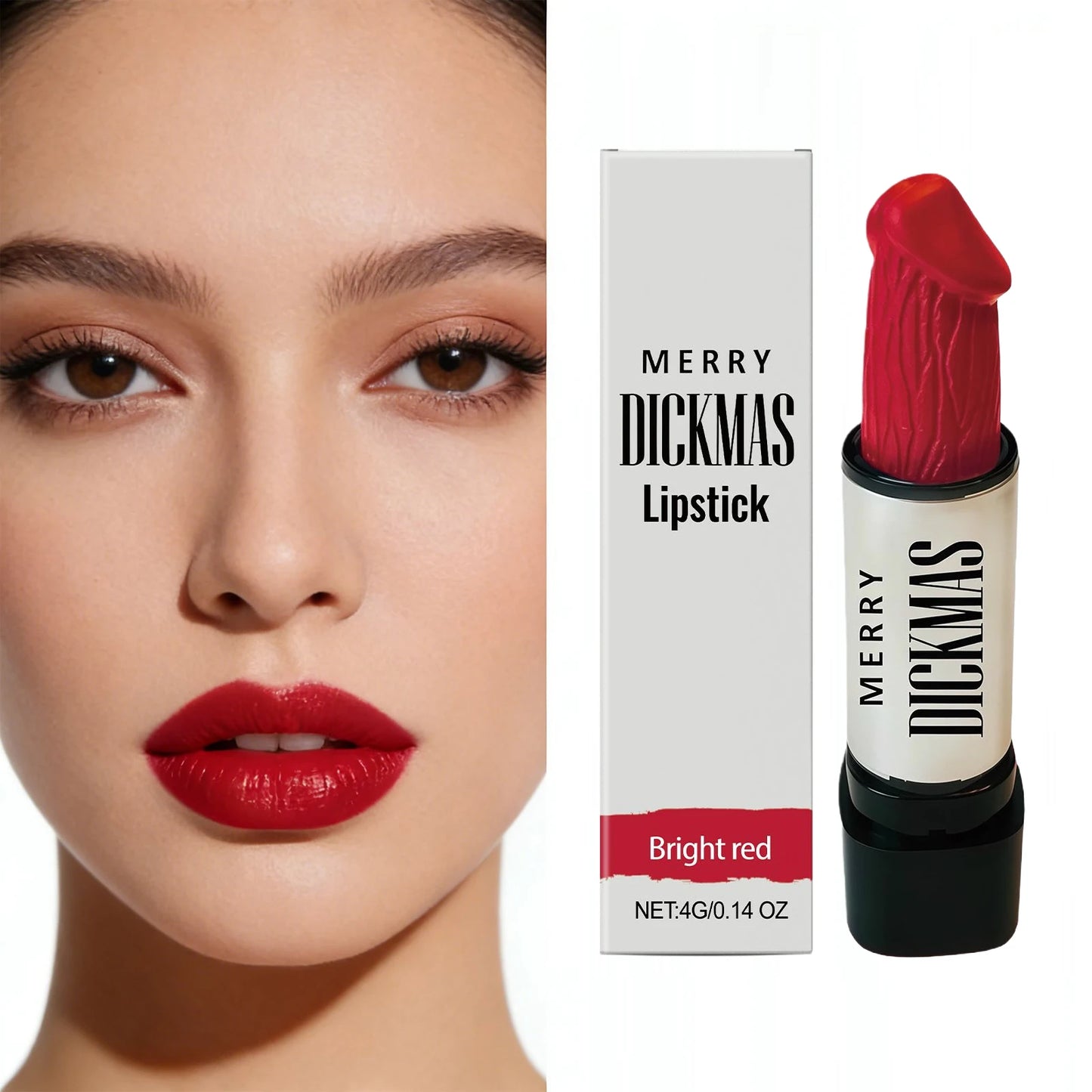 Party Lipstick Waterproof Long-Lasting Moisturizing Lip Gloss Festival Gift Rose Pink, Bright Red, Dark Purple, And Orange Brown