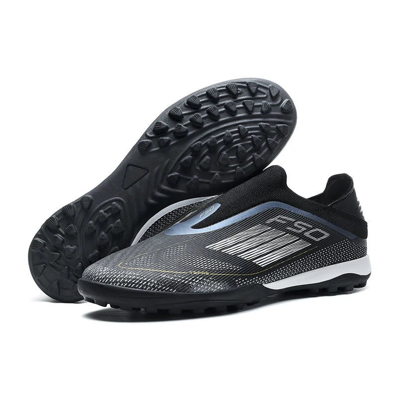 New Men Football Boots Long Spikes Ultralight Match Breathable Indoor Sneakers Soccer Shoes Cleats TF Training Drop Shipping