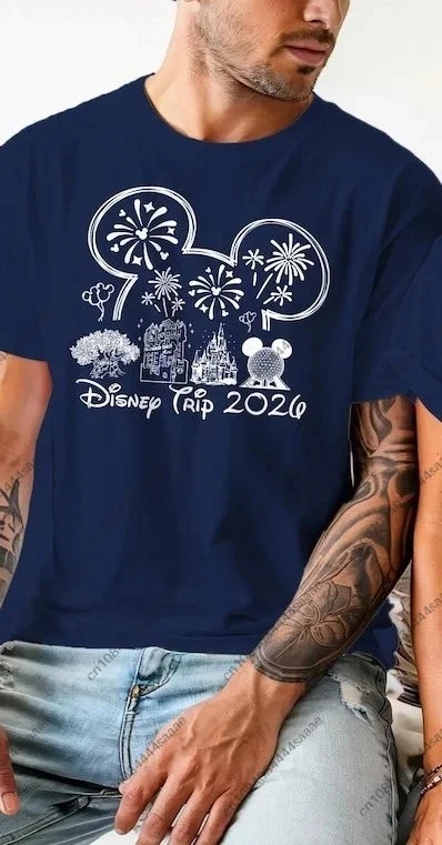2026 Latest Hot Selling Commemorative T-shirt for Men and Women, Casual Sports Fashion, Adult and Children's Parent-child Wear