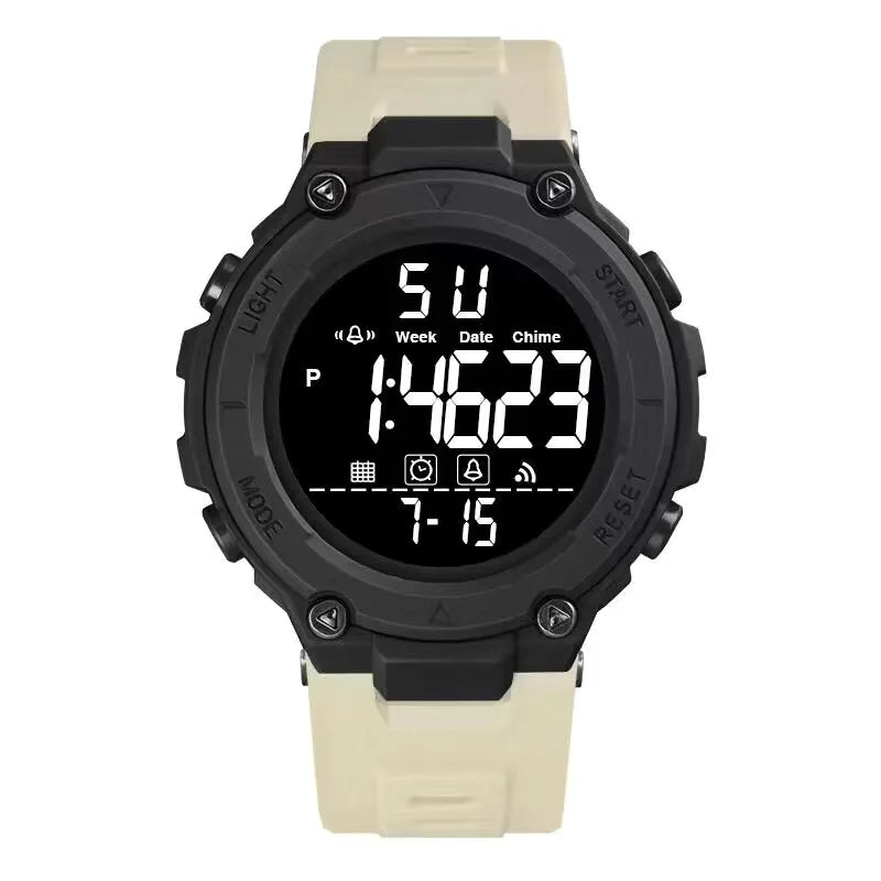 Men's Watches | Led+Timer+Stopwatch+Alarm Clock | Lightweight and Resistant to Falling | Men's and Women's Gym Outdoor Universal Fashion Electronic Watch