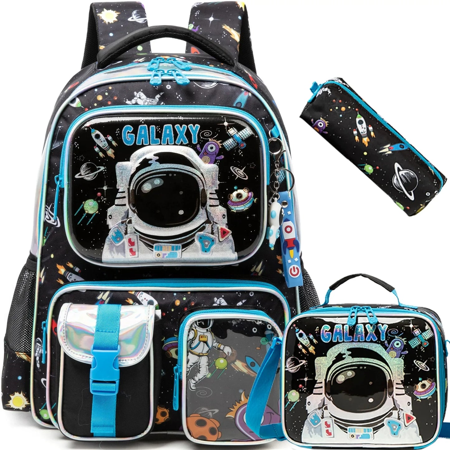 School Bags for Primary Children 3 in 1 School Bag Child with Lunch Bag Kids Book Bag for Boys Girls Kawaii Backpack