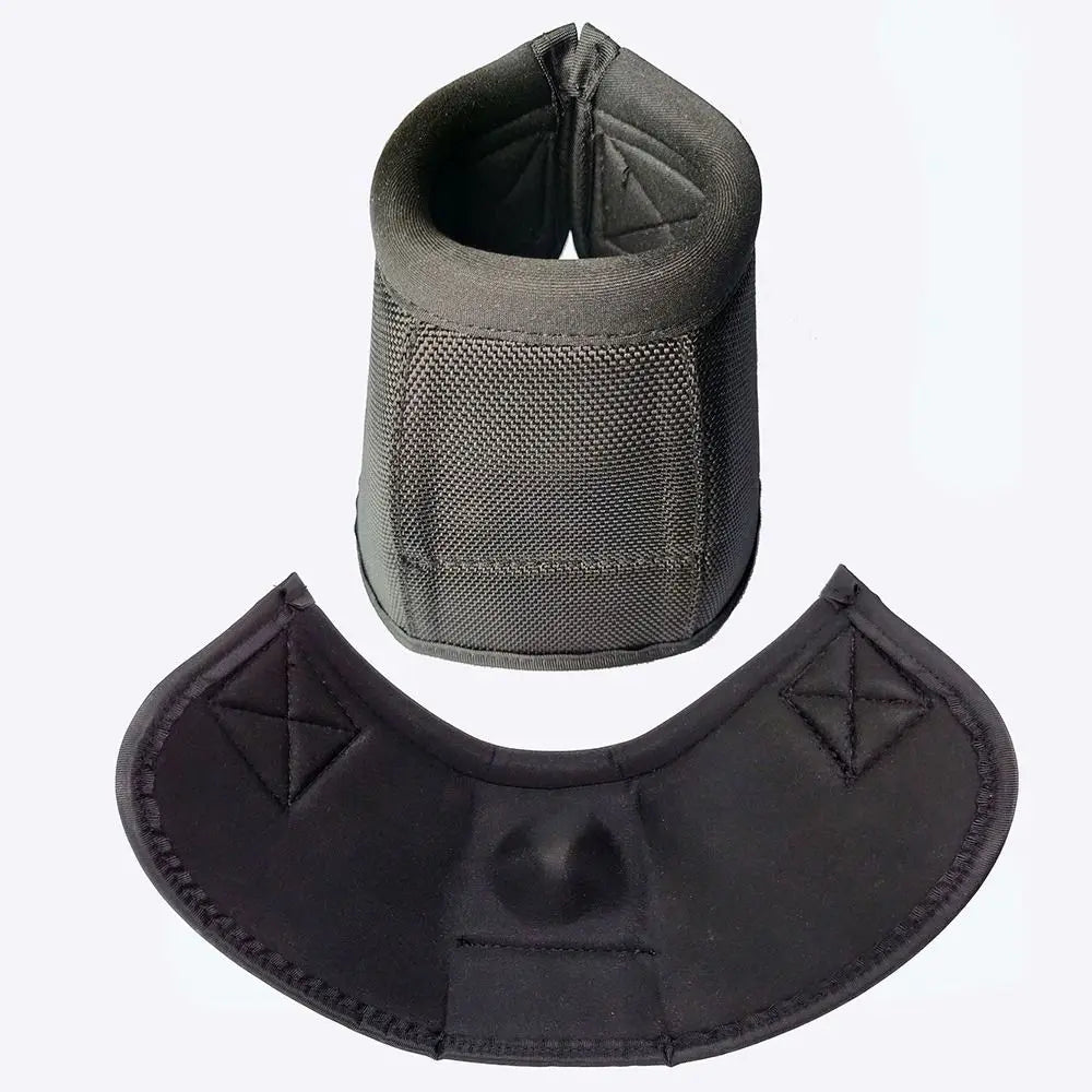 1pair Durable Horse Feet Guards Black Oxford Fabric Horse Boots Reusable Sturdy Hoof Wrists Protector Horse Gear Supplies