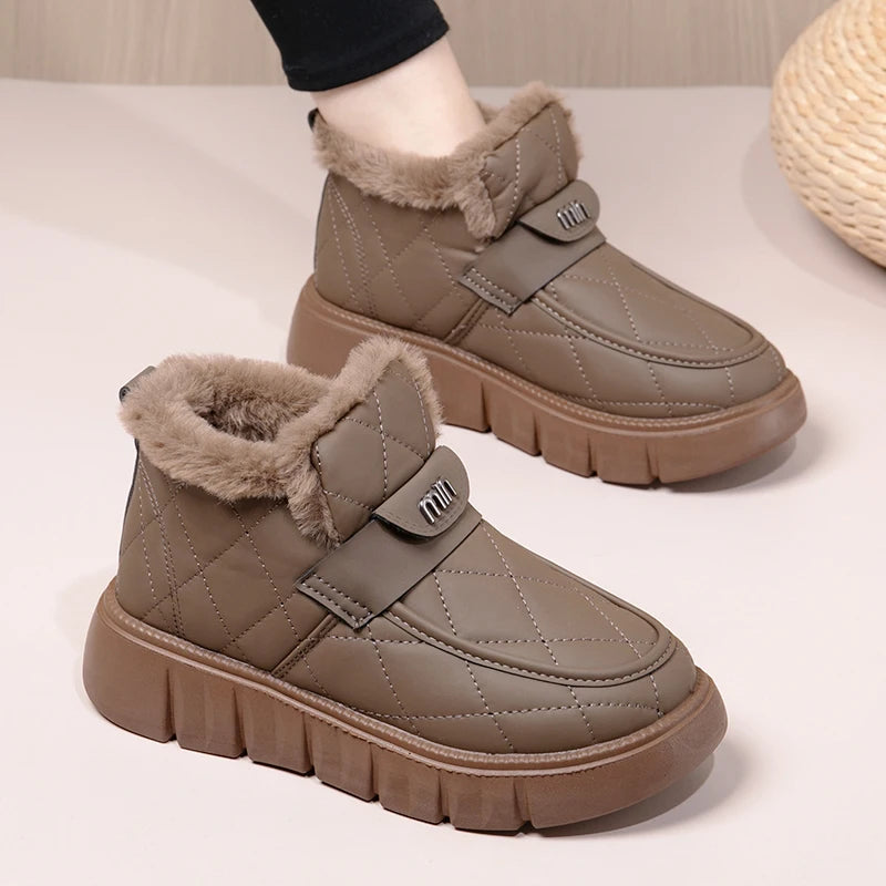 2026 Winter New Arrival Women's Shoes Thick Bottom Anti-Slip Wear-Resistant Cold-Proof Warm Comfortable Free Shipping