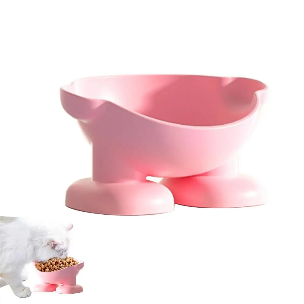 Tilted Elevated Bowl Pet Bowls Safe 15 Slanted Pet Feeder Neck Protection Non-Slip & Non-Spill Basic Dog Bowls For Easy Feeding
