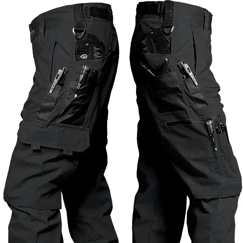 New Tactical Pants Quick Dry Multi-Pocket Cargo Pants Mens Casual Trousers Wear-Resistant Work Trainning Hiking Pant Loose