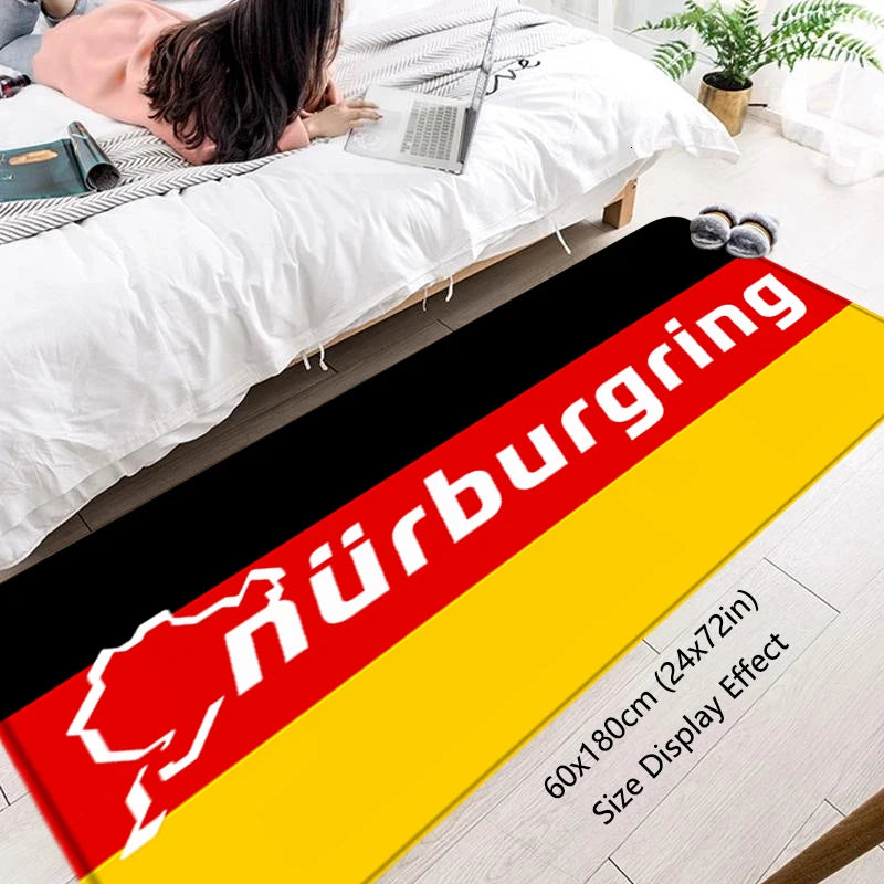 House Entrance Doormat Hallway Carpet Nurburgring Race Track Rug Living Room Rugs Foot Carpets Floor Mats Non-slip Home Decor