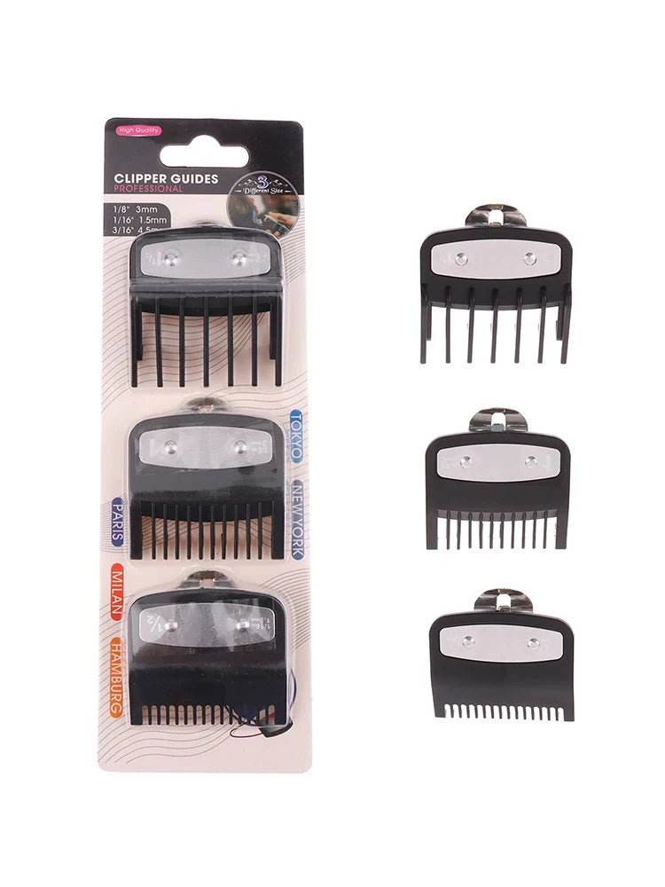 1/3/5Pcs Hair Clipper Guards Guide Combs 1.5mm 3mm 4.5mm Trimmer Styling Tools Attachment Compatible for Professional Use
