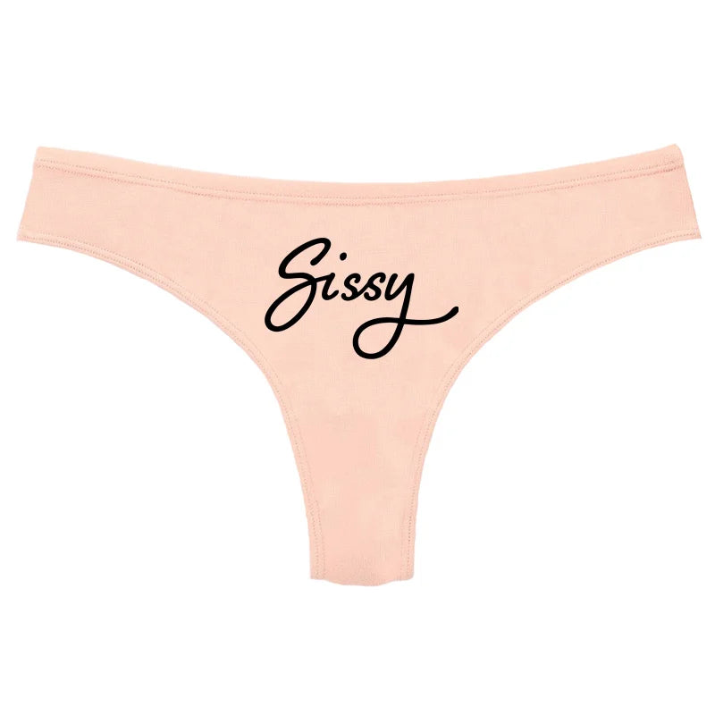Multicolor Cotton Thongs Low Waist Underwear Thong Sexy Thongs For Women Funny Gifts Couple Gifts Thong Panties Ladies Underwear