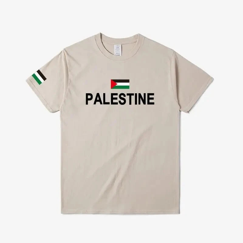 Palestine Palestinian National flag t shirt Fashion Jersey Nation Team 100% Cotton T-shirt Tees Country Sporting Gyms PS PSE Top