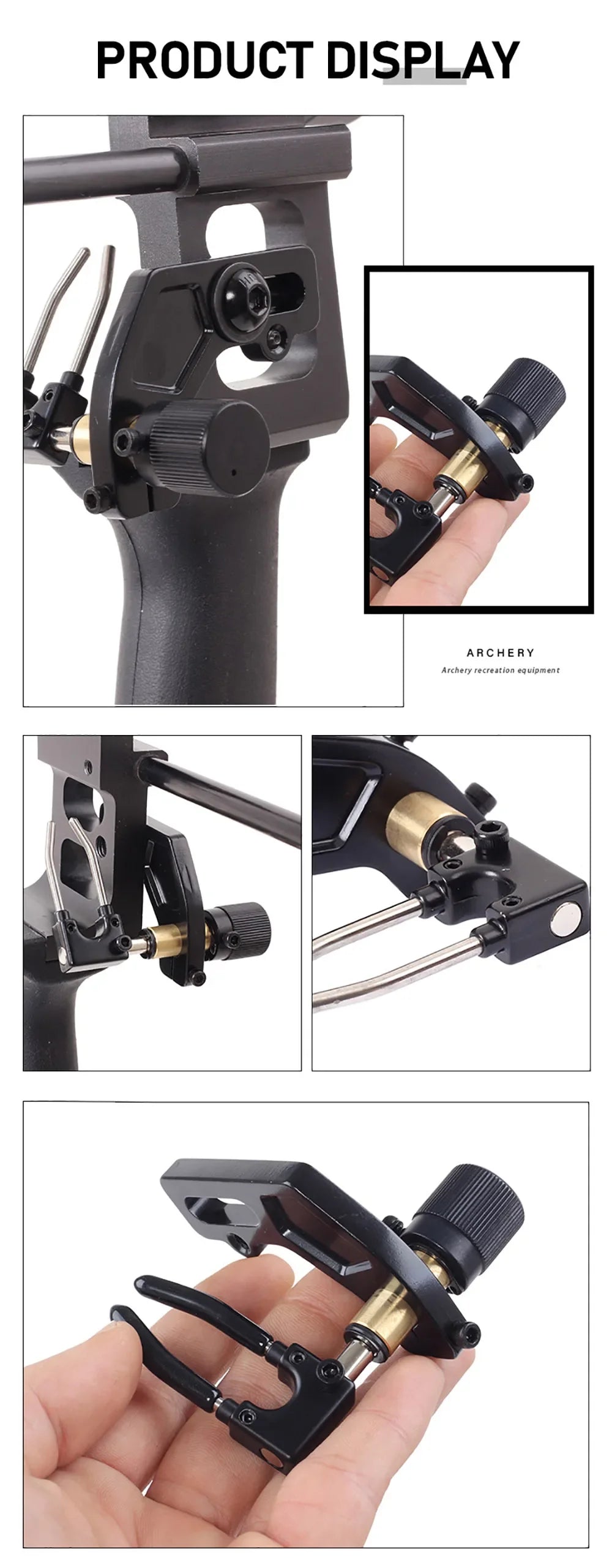 Archery Arrow Rest Compound for RH Type Recurve Bow Hunting Right Hand Estilingue Arrow Shooting Accessory 1Pc