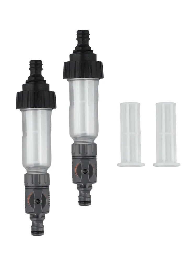 Caravan Water Filter Motorhome Equipment Patio Adjustable Water Flow Easy To Clean Flexible Compatibility Impurity Removal