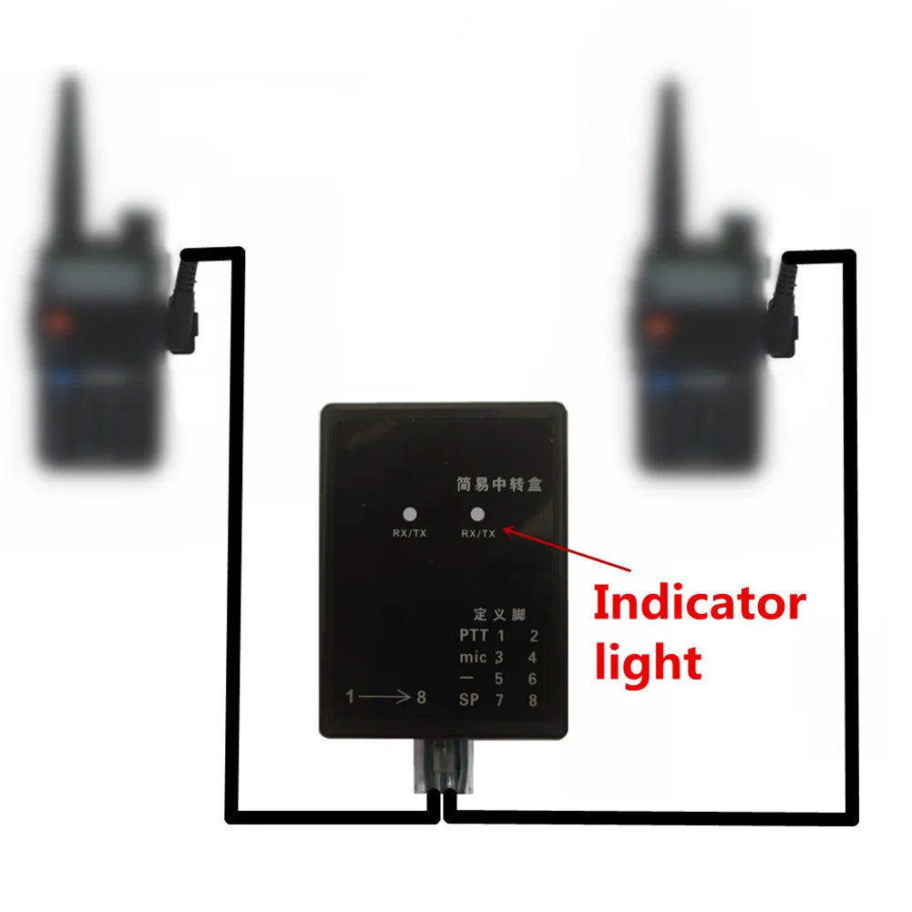 Repeater Box For BAOFENG For BAOFNEG For UV-5R Series For TYT For TH-UV8000D For Wouxun For KG-UVD1P