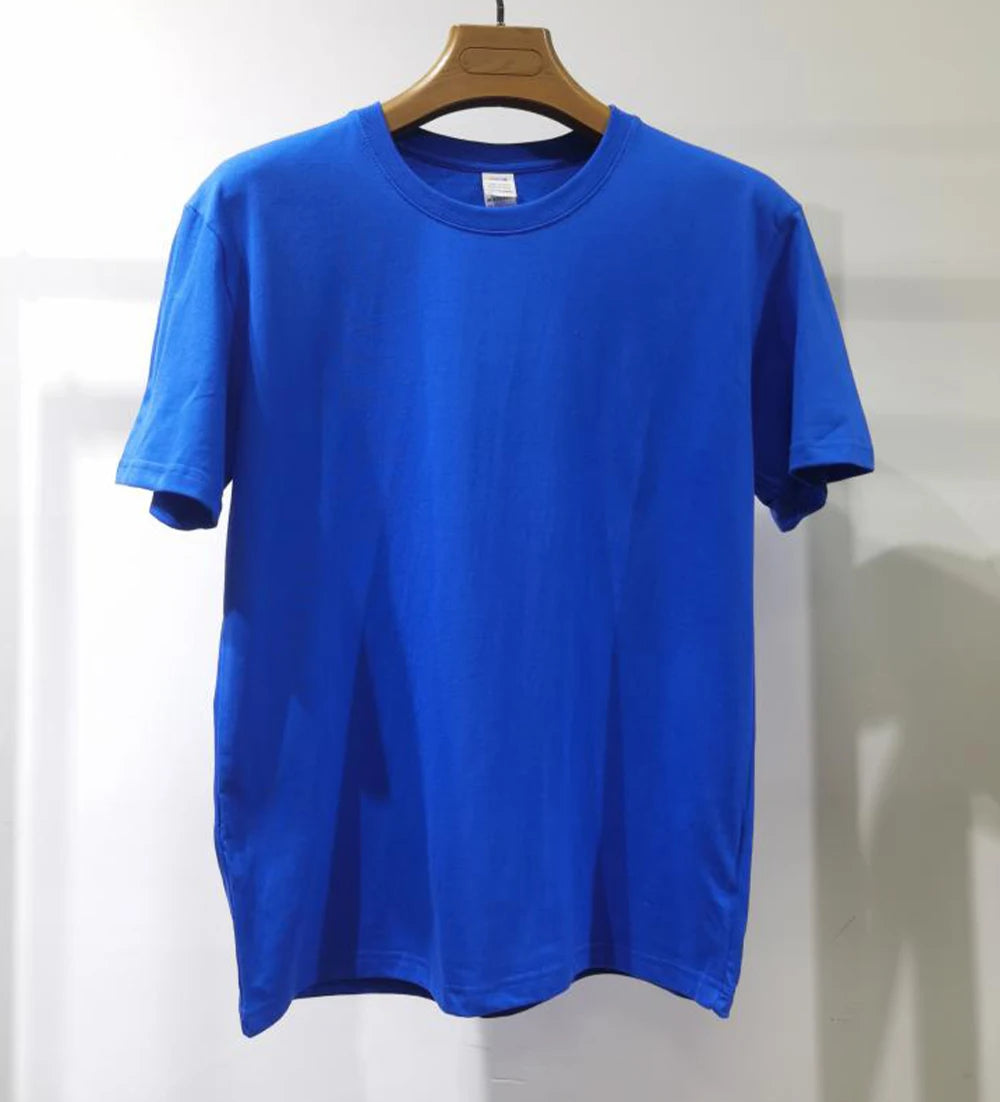 100% Cotton T Shirts Unisex High Quality White T-shirts Wholesale Tee Shirts Summer Blank Tshirt For Men Camisetas Para Hombre