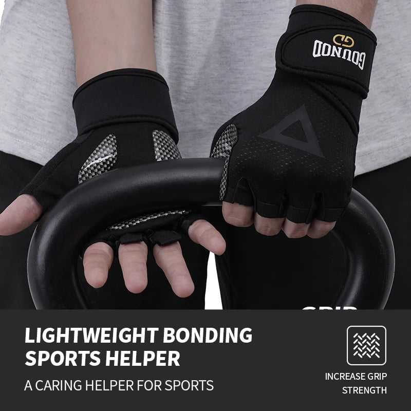 GOUNOD Gym Gloves for Men Women Fitness Weight Lifting Wristband Gloves Body Building Training Sports Exercise Cycling Glove