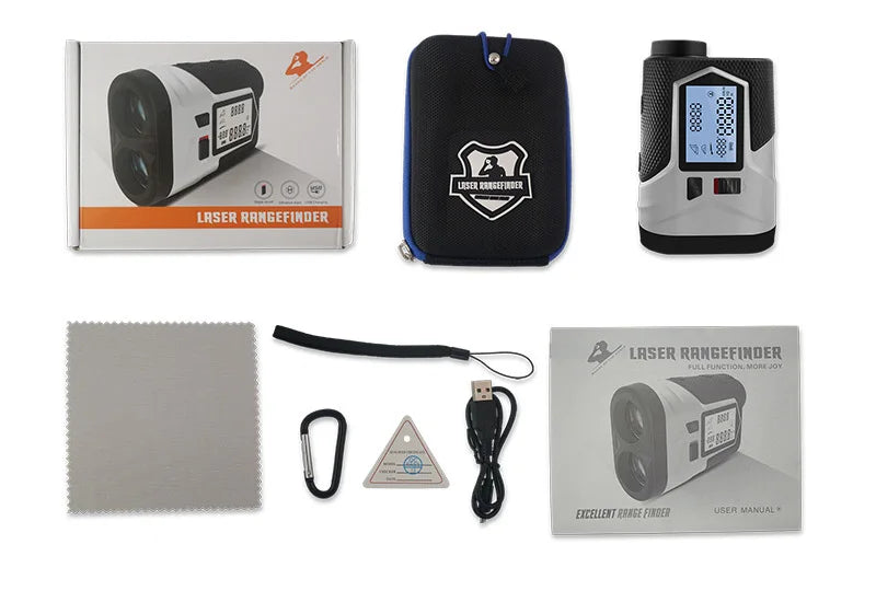 Rechargeable 1200m 650m with Slope Adjusted Flag-Lock Vibration Laser Distance Meter Telescope Golf Laser Rangefinder