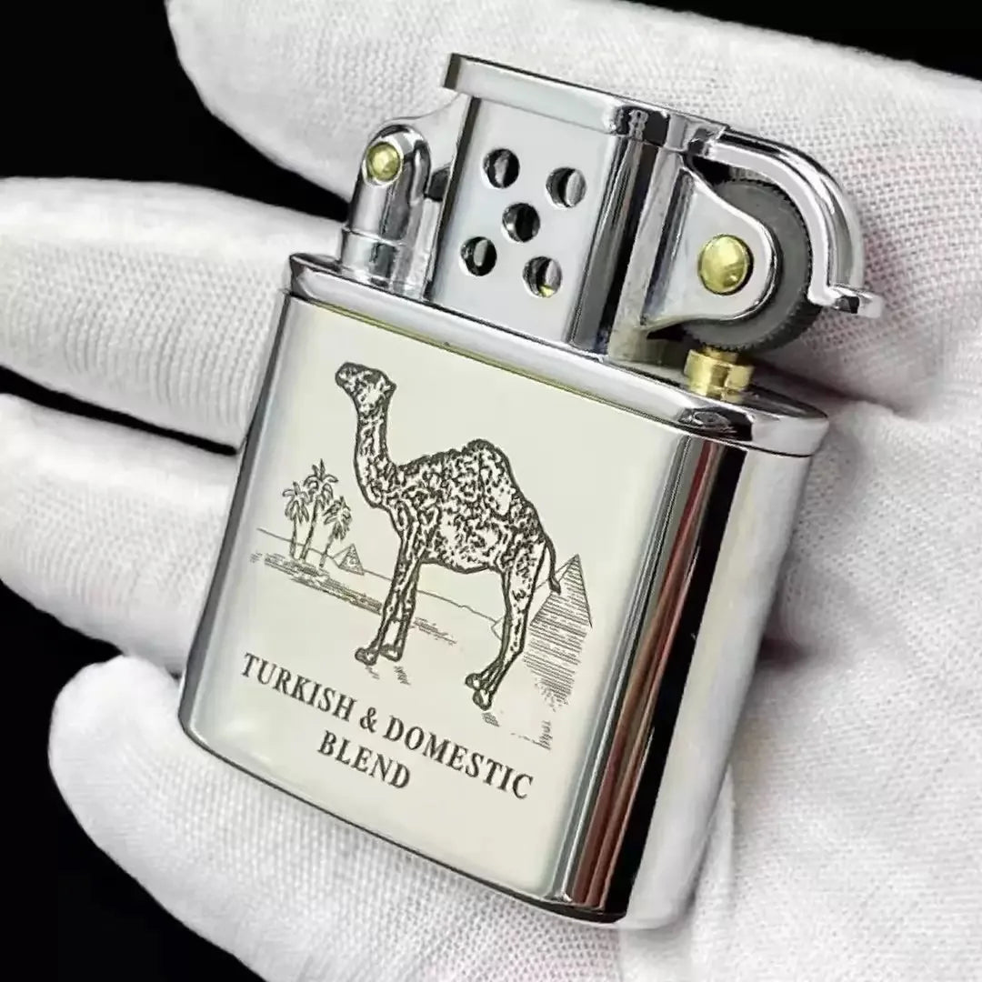 ZORO Vintage Metal Constantini Kerosine Lighter Flint Copper Oil Cigarette Lighter Antique Series Lighter
