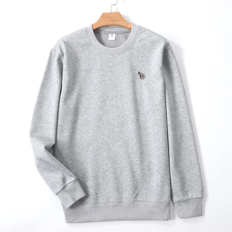 2025 New 100% pure cotton Spring Autumn high-end brand Men/Women Long sleeve O-Neck fashionable style Couple reathable T-shirt 