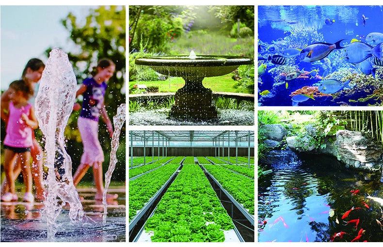 240L/H Water Pump DC 12V Brushless Motor Circulation Submersible Pump Water Suitable For Aquariums Fish Tanks Ponds Fountains
