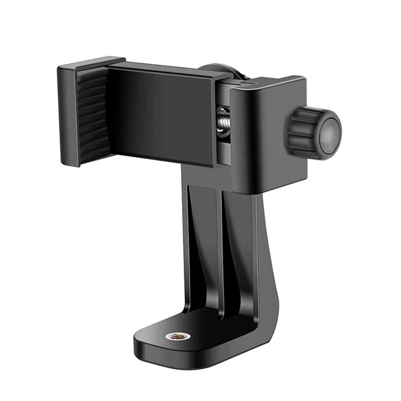 1/4 Universal Tripod Mount Adapter Adjustable Cell Phone Tripod Holder Clip Vertical 360 Rotation Tripod Accessories for iPhone