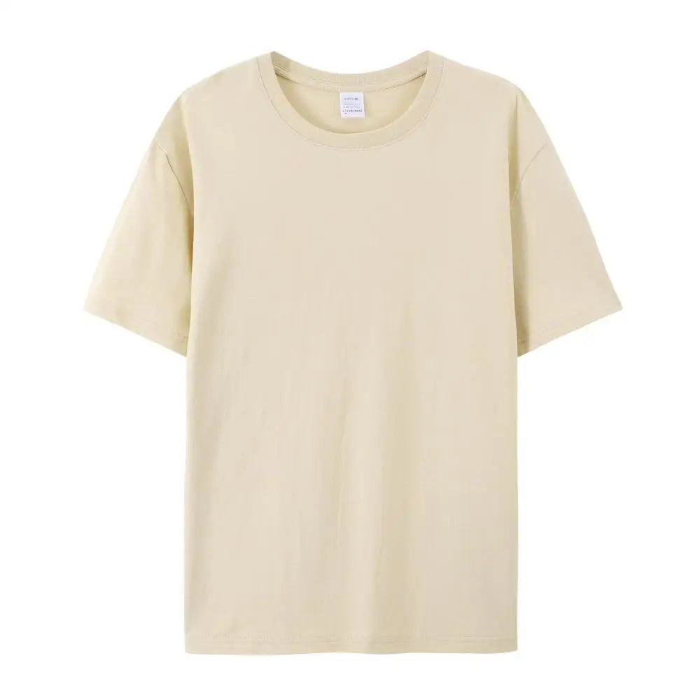 Plain 100% Cotton T Shirt Men High Quality Wholesale Short Sleeve T-shirts Unisex Crew Neck Tshirt For Men Playeras De Hombre