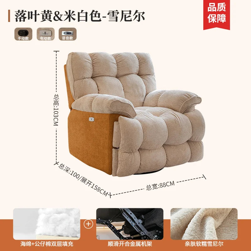 Recliner Europe Living Room Sofas Comfortable Adults Minimalist Design Sofa Cinema Lounge Muebles Para Habitacion Furnitures