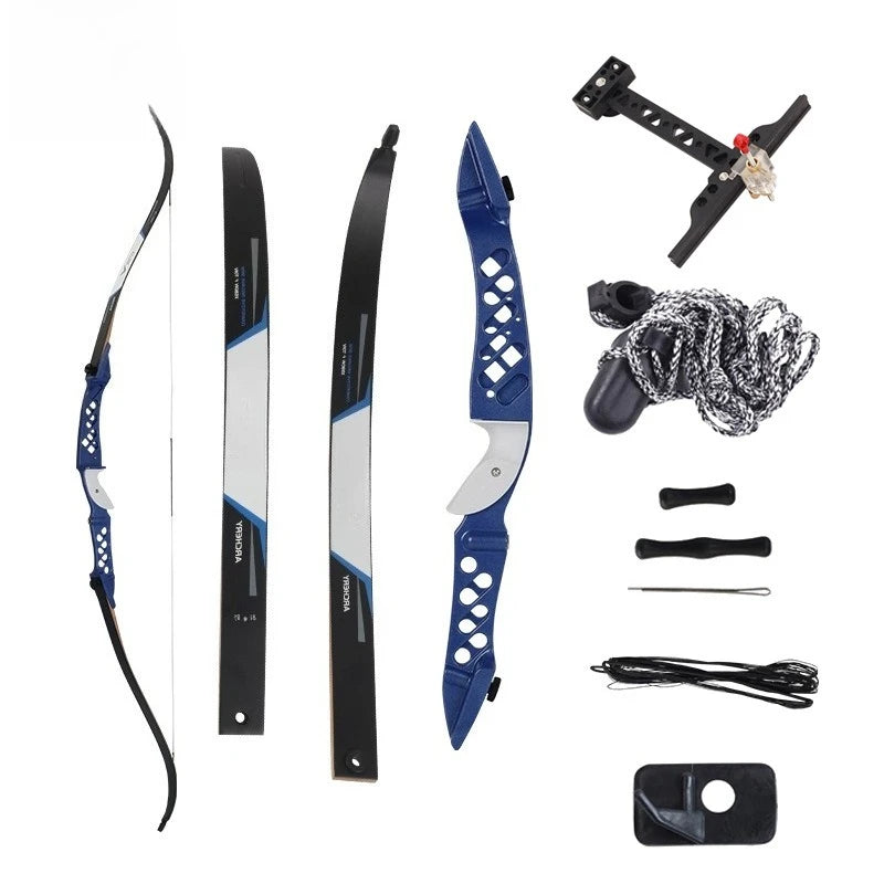 68 Inch Takedown Recurve Bow 16‑38Lbs Draw Weight Archery Equipment For Outdoor Sport Target Shooting Training Practice