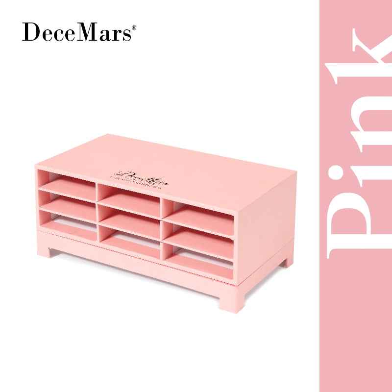 DeceMars Eyelash storage box Pink/Gray