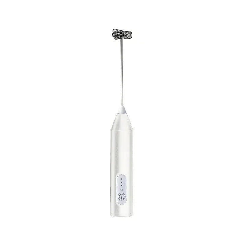 Cordless Electric Milk Frother, USB Mini Blender 3 Speeds Handheld Milk Foamer for Coffee, Cappuccino Foam Maker Whisk