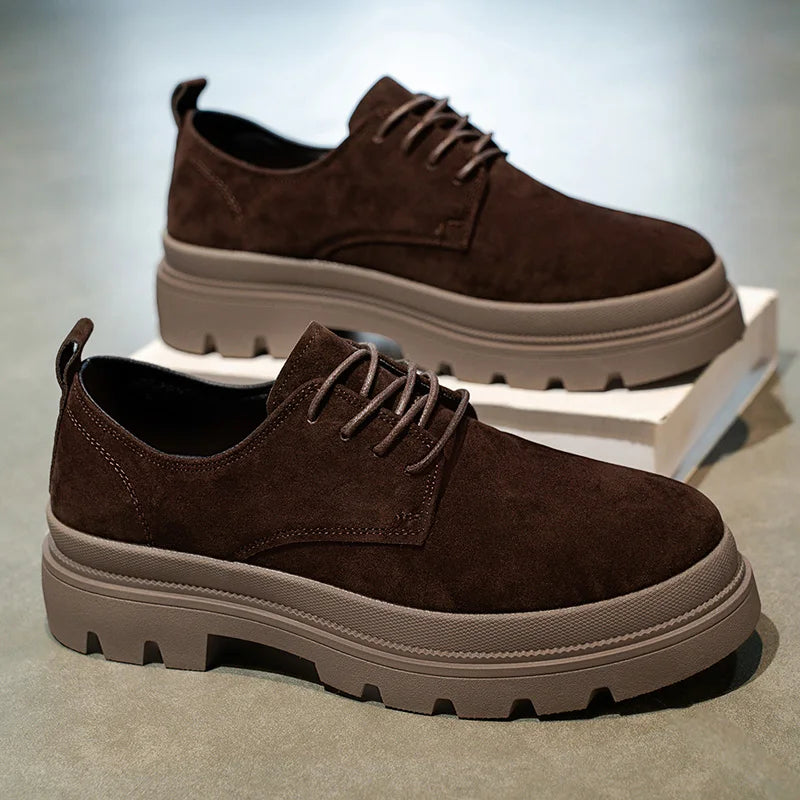 Men's Thick Soled Business Casual Shoes Are Fashionable Versatile and Simple Men's Formal Shoes