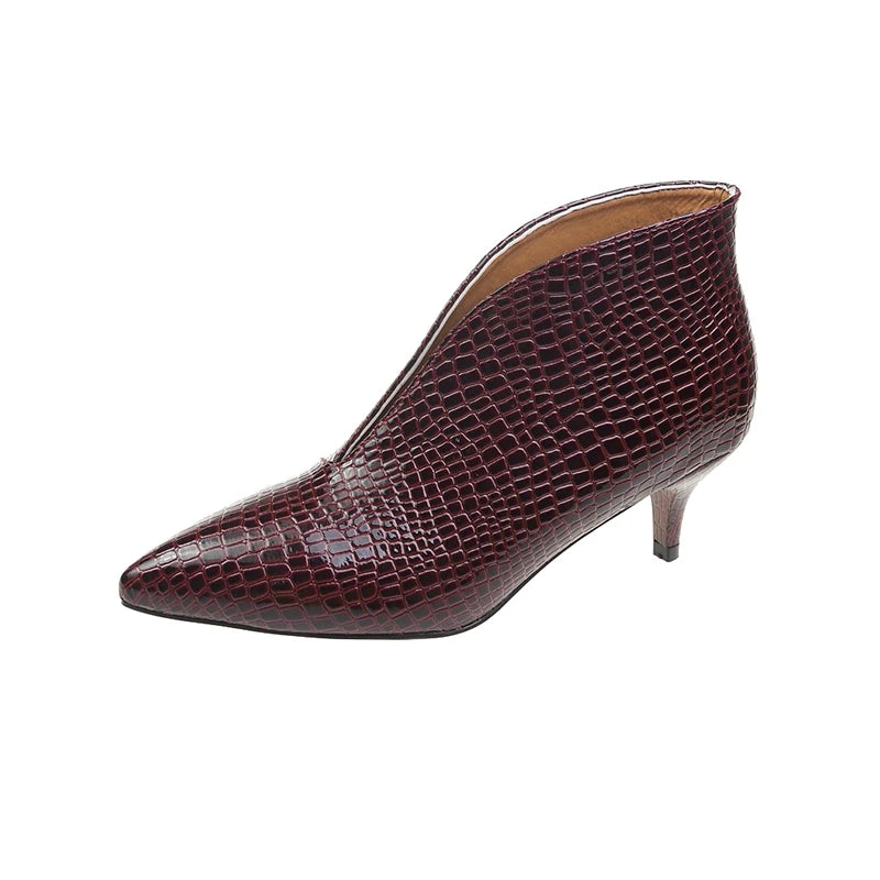 Women Boots High-heeled Shoes 2024 Spring Autumn New Fashion Pointed Thick High Heels Boots Women Shoes Comfortable Temperament