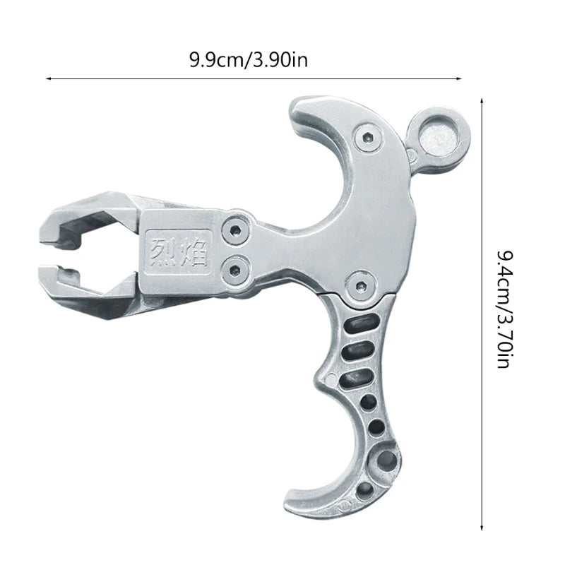 1Pc Stainless Handheld Slingshots Release Device Slingshots Release Grip Fish Darts Catapult Triggers