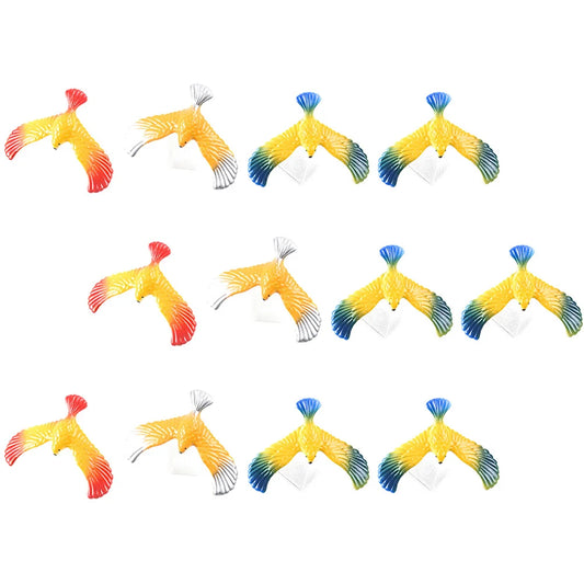 12 Pcs Balance Eagle Toy Balancing Bird Gravity Educational Kids Finger Balance Toys Party Favors School Rewards Birthday Gifts