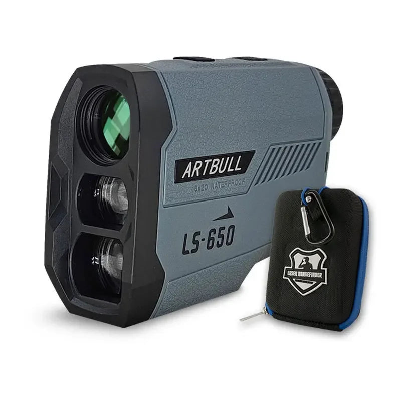Golf Laser Rangefinder 650M Telescope with Flag-Lock Slope Pin Distance Meter for Hunting Monocular