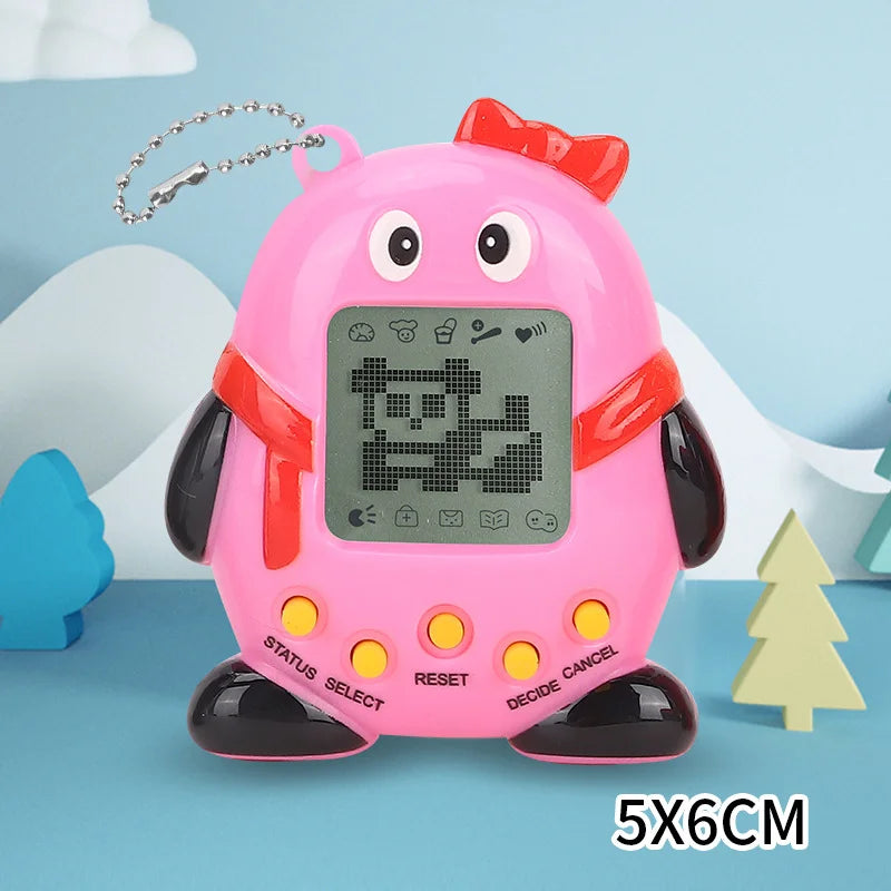 Tamagotchi 1Pcs Children's electronic Pet 168 Pets In 1 Virtual Cyber kid Digital Pet Toy Pixel Funny Gift Play Toy keychain BTJ