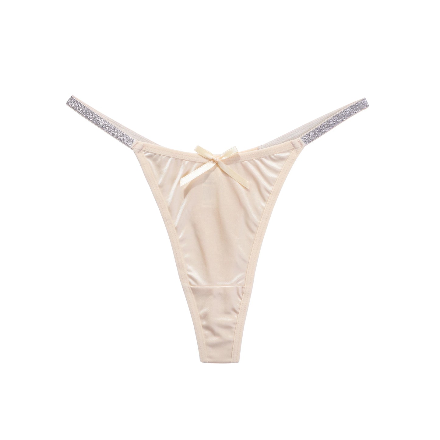 Thong Briefs for Women Soft Comfortable Solid Color Sexy Underpants with Thin Belt Female Lingerie Women's Thong