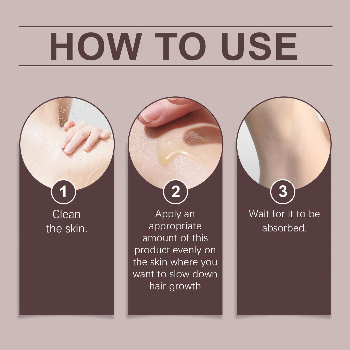 Inhibit Hair Growth Cyperus Rotundus Oil Painless Hair Removal Slow Down Armpit Legs Arms Hair Growth Nourish Smoothing Skin