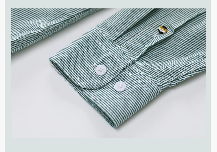 100% pure cotton heart A shirt men's solid color long sleeved high-quality brand AMI AMORING shirt men's spring casual shirt