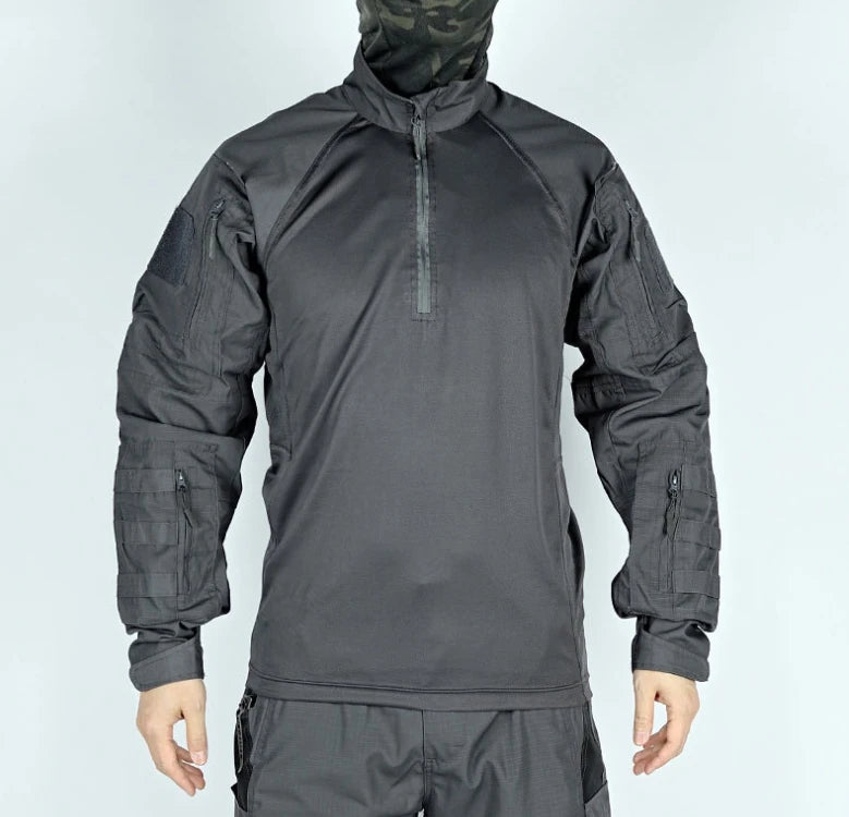 Tactical Pants Workwear Pants Mens Camo Military Wear-resistant Outdoor Trip Hiking Shirts Training Hunting Clothes Multi Pocket
