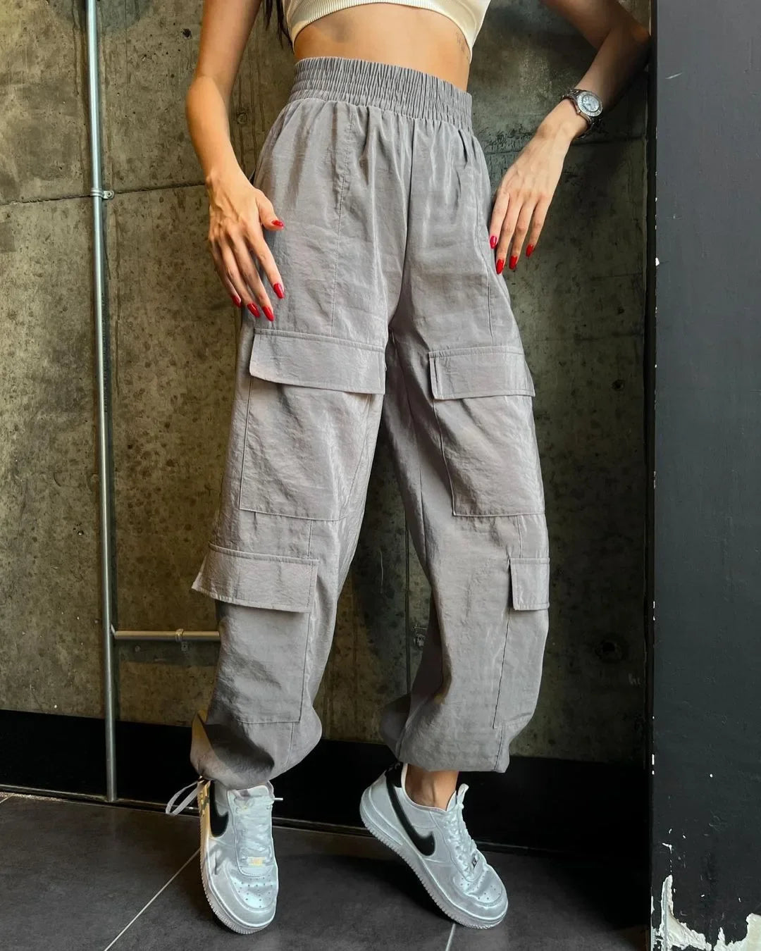 Women's Pants Tienda High Waisted Drawstring Leggings Workwear Longs Sports Wide Leg Trousers Summer Thin Clothing