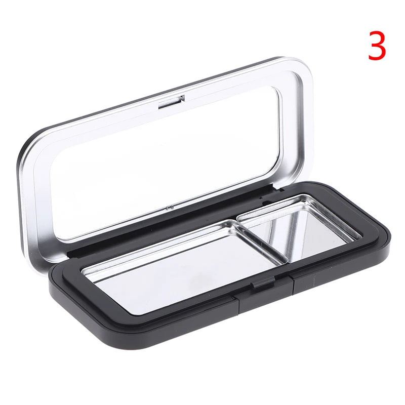 Refillable Magnetic Eyeshadow Palette Empty Black Clear Makeup Storage Case DIY Cosmetic Container for Lipstick Foundation Blush