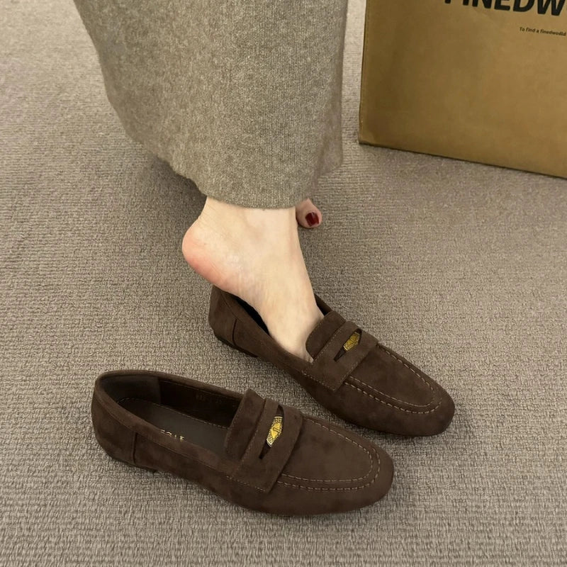 2026 New Flat Bottom Shoes Women's Lightweight and comfortable high-quality single shoes Casual Shoes Autumn Fashion