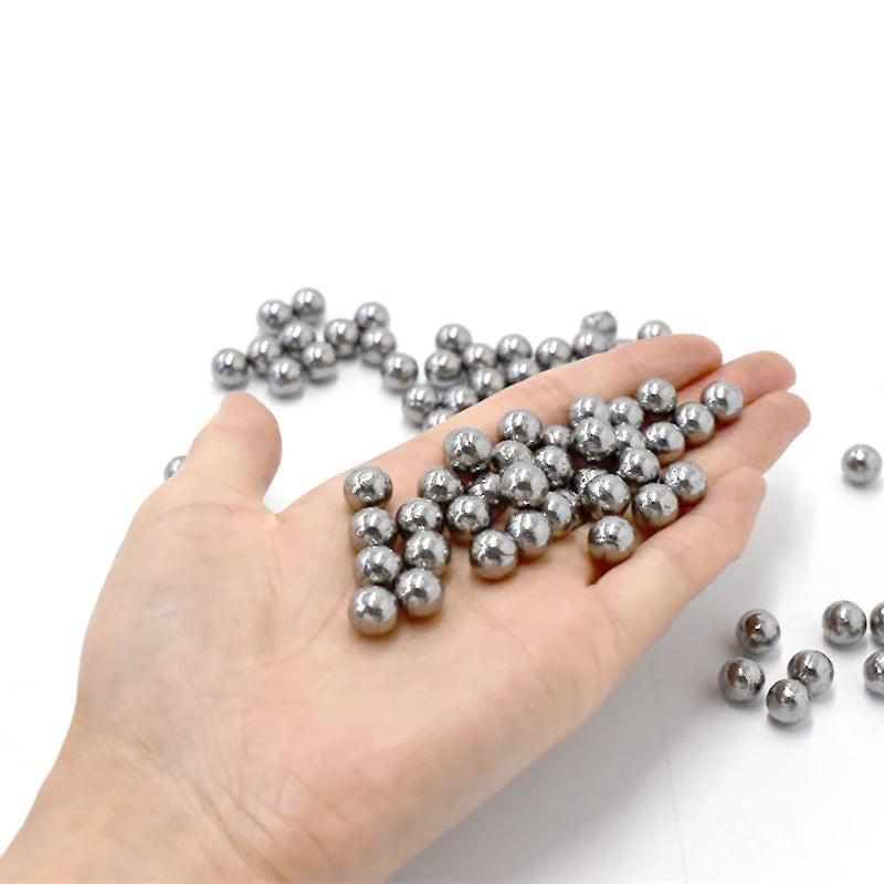 50/200pcs/Lot 6mm 6.35mm 8mm Steel Balls Hunting High-carbon Steel Slingshot Balls Catapult Slingshot Hitting Steel Ball