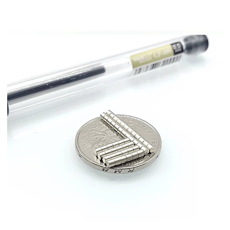 Powerful Round Magnet 2x2mm For Fridge, Offices, DIY & Science, Magnetic imane Disc Refrigerator Magnets