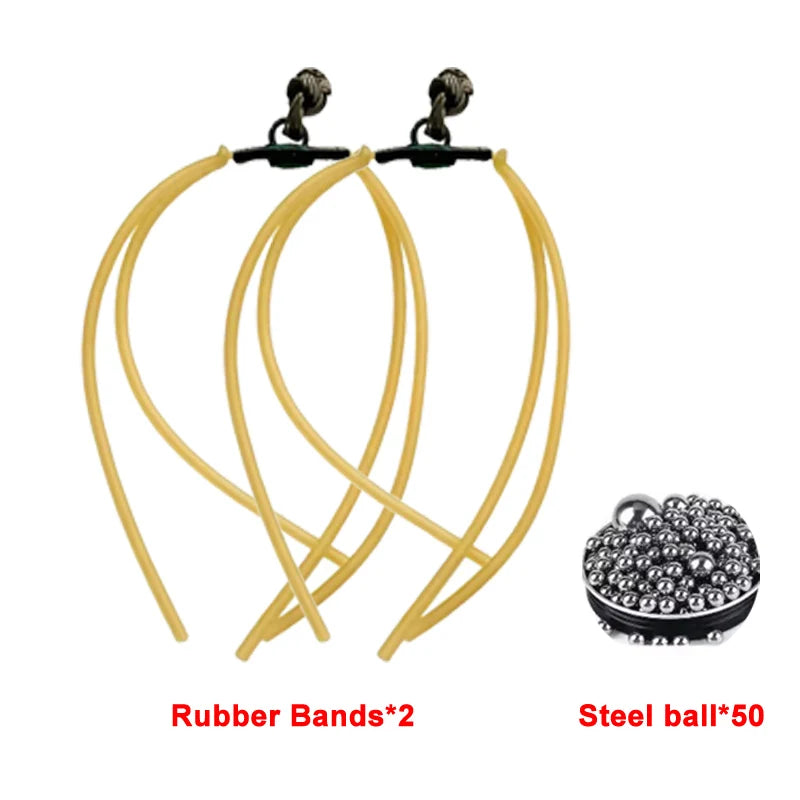G5 Slingshot Can Automatically Fire Multiple Rounds of All Metal Automatic Bead Rapid Fire Slingshot with Rubber Band