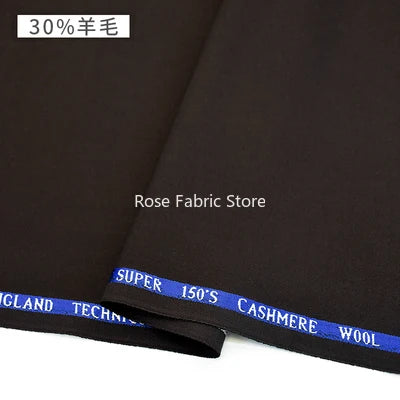1 Meter 30% Woolen Twill Suit Fabrics Worsted Spring Summer High End Fabric Sewing Blazer Suit Handcrafts Anti Wrinkle Serge