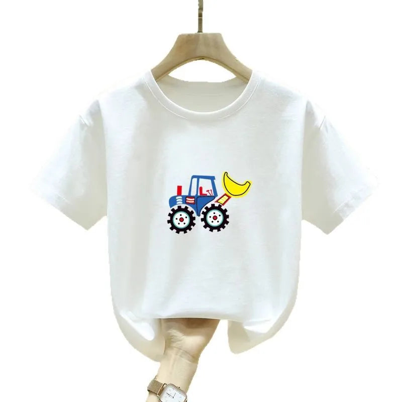 Baby Summer Tops, Cool Children's Wear, Boys' and Girls' Short-sleeved T-shirts for Summer