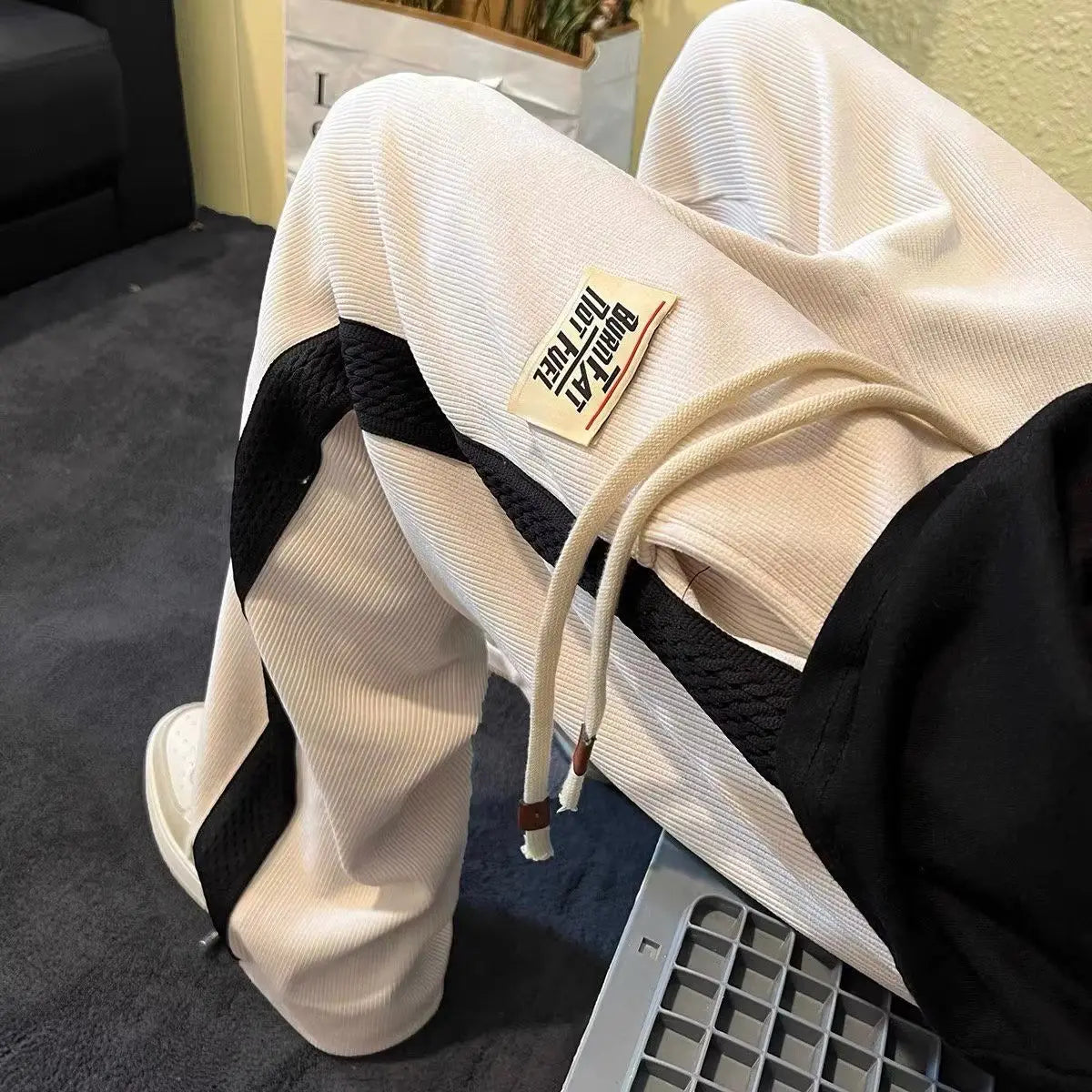 Sweatpants for Men Flated Athletic Goth Casual Summer Sweat Pants New Items In Tracksuit Bottoms Harajuku Track Trousers Male M