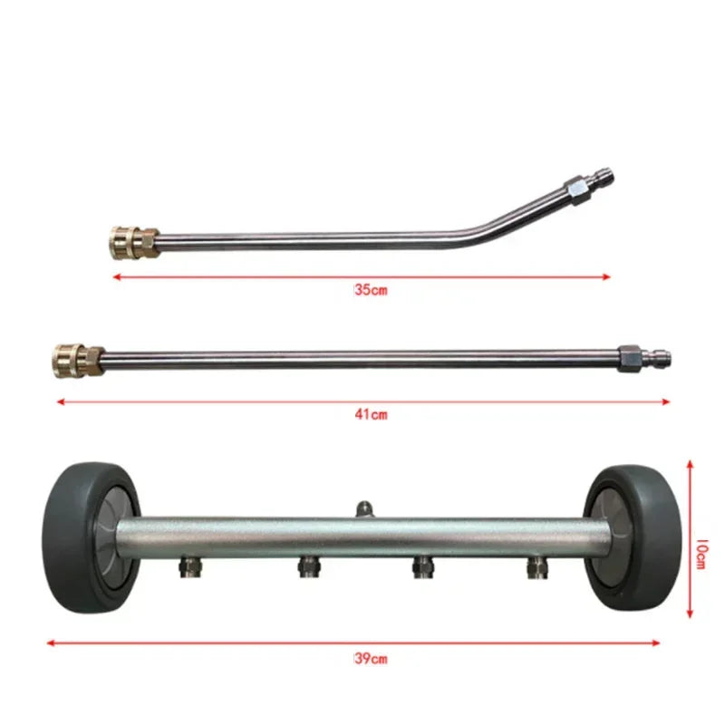Pressure Washer Undercarriage Cleaner, Under Car Washer, Undercarriage Sprayer, Universal 1/4" Connector, 4000 PSI