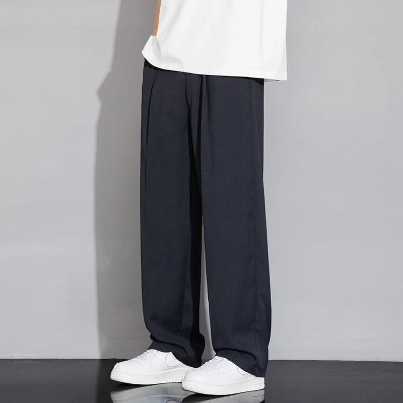 New Outdoor Pants Loose Straight Leg Pants Casual Pants Spring And Summer Ice Silk Pants Work Clothes Sports Men's Sports Pants